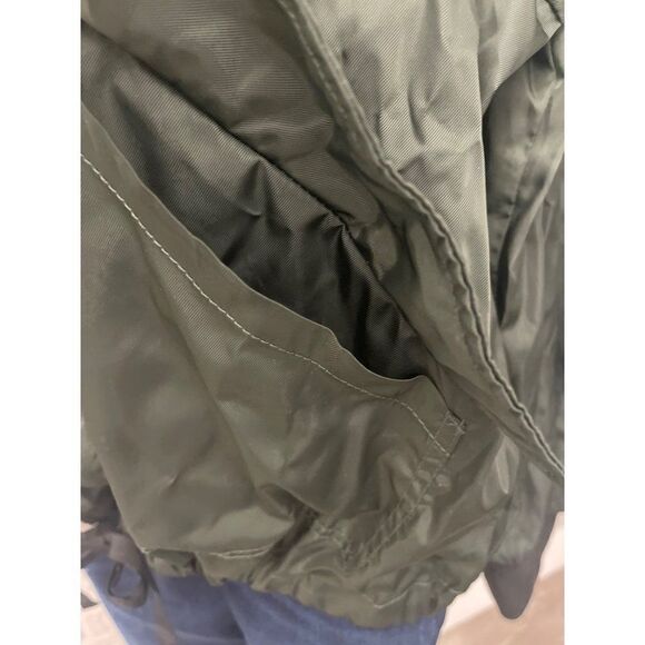 BB Dakota Green Windbreaker Anorak Hoodie Size XL - Picture 6 of 14